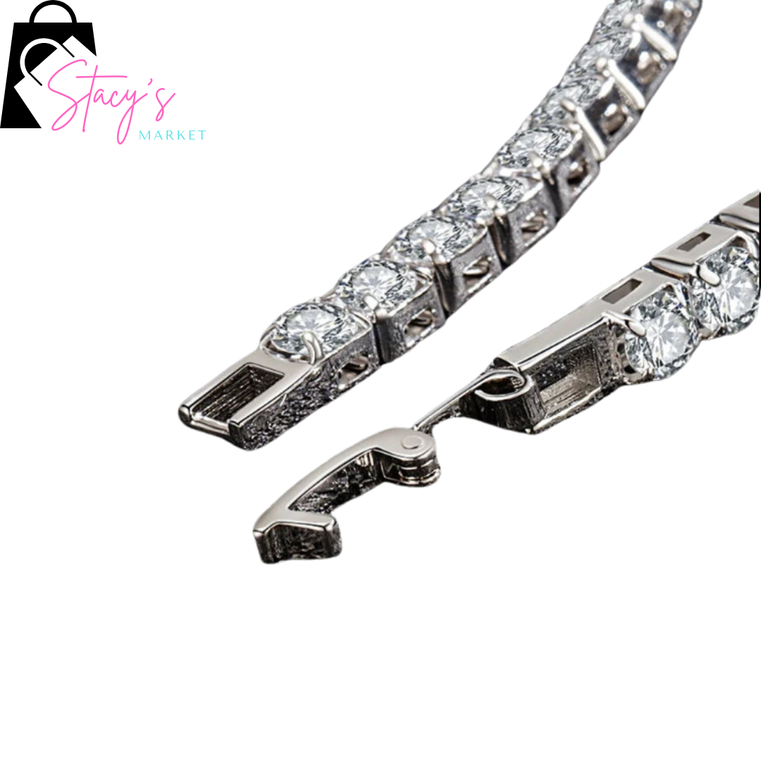 Bracelet Chic Strass Argent