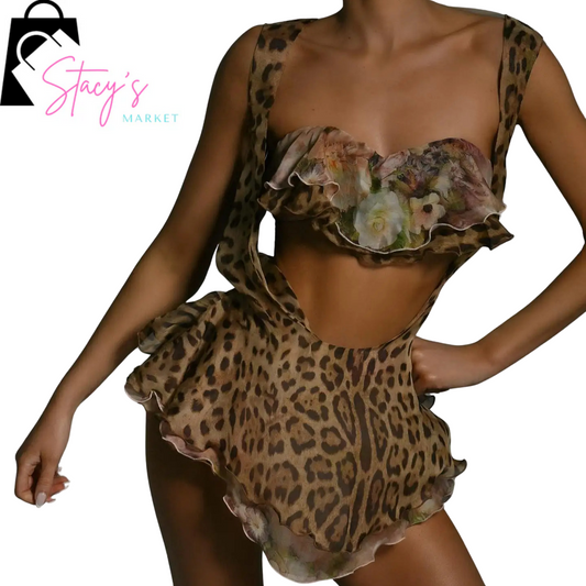 Robe courte Léopard 🐆